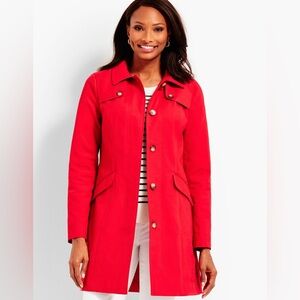 Talbots Classic Trench Coat - Size 6 - NWOT